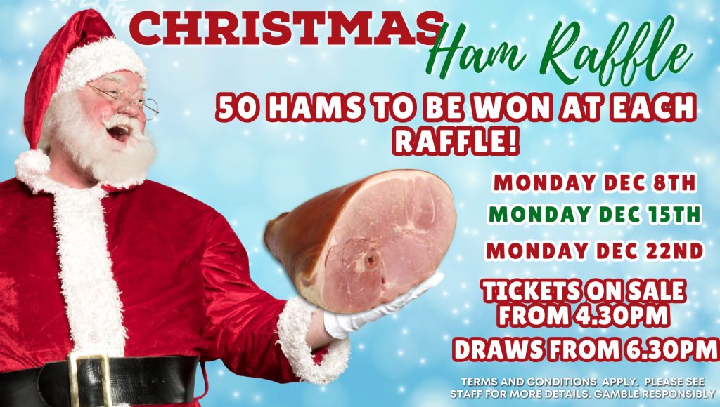 Christmas Ham Raffles