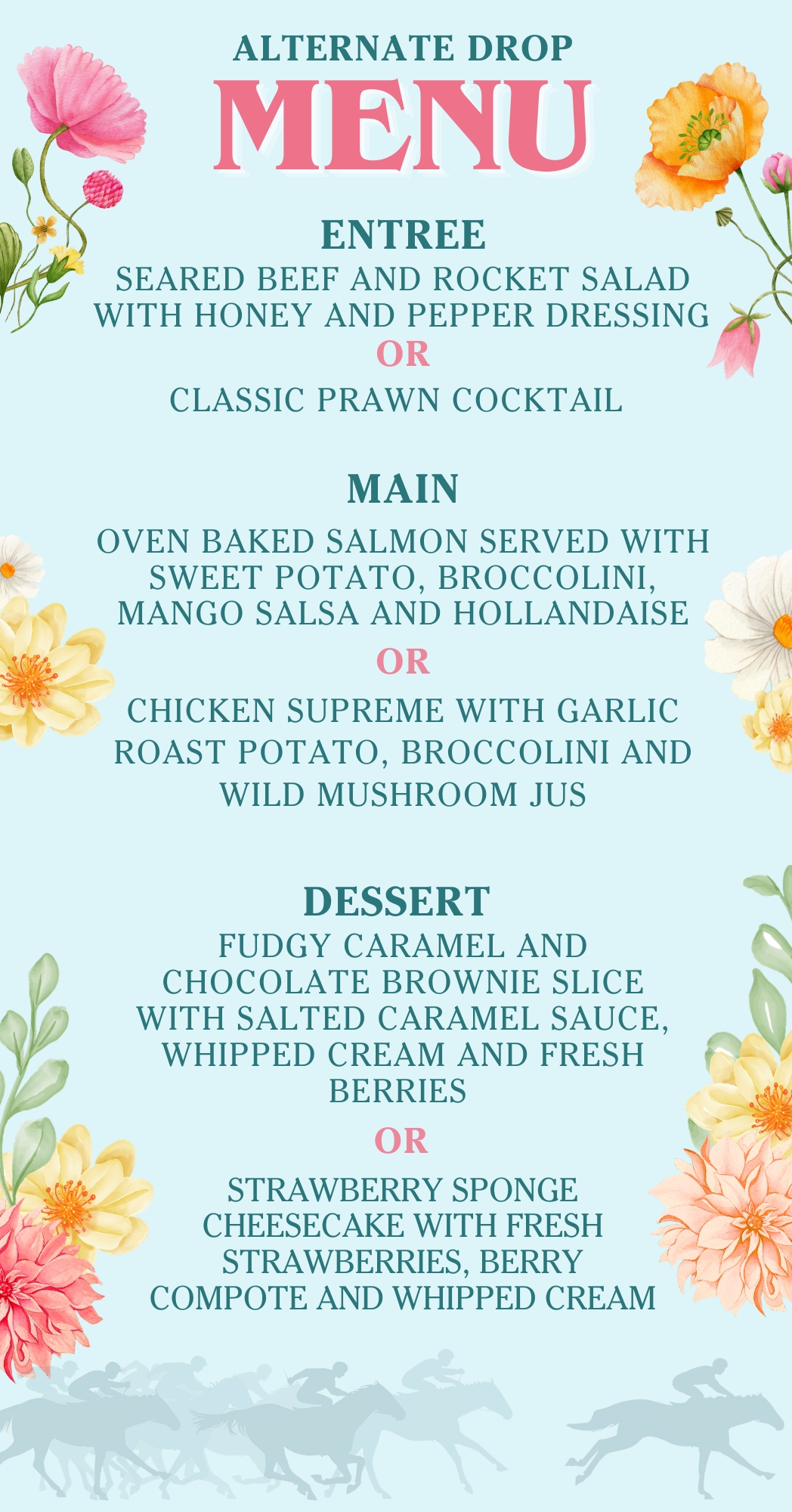 Melbourne Cup Menu 2026 Melbourne Cup Menu 2026